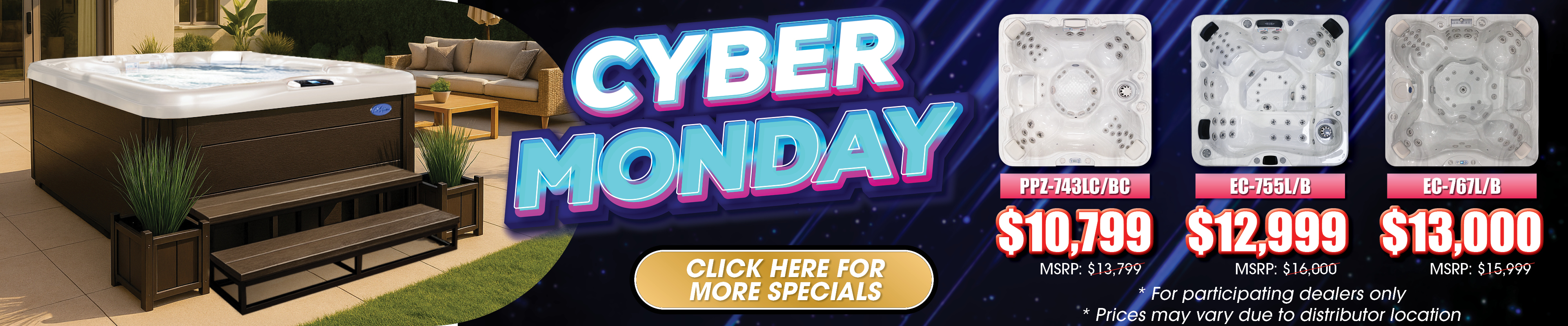 Calspas hot tub being used in a family setting - Baton Rouge