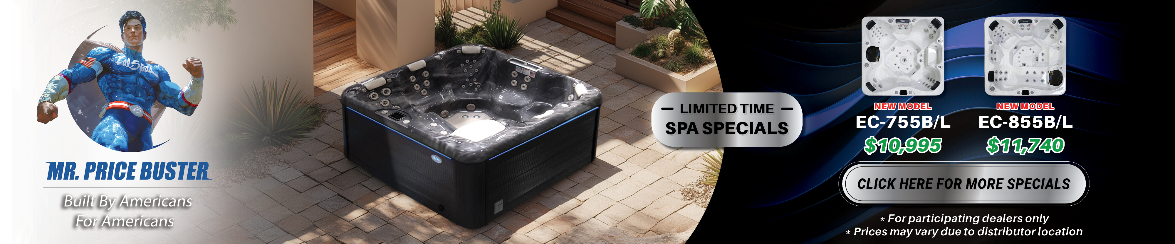 Calspas hot tub being used in a family setting - Baton Rouge